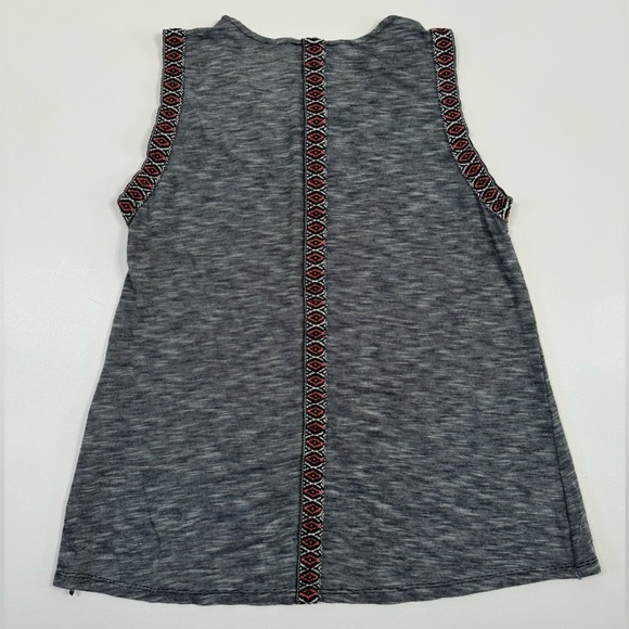 W5 Anthropologie Tribal Accent Heathered Tank Medium - Picture 2 of 8